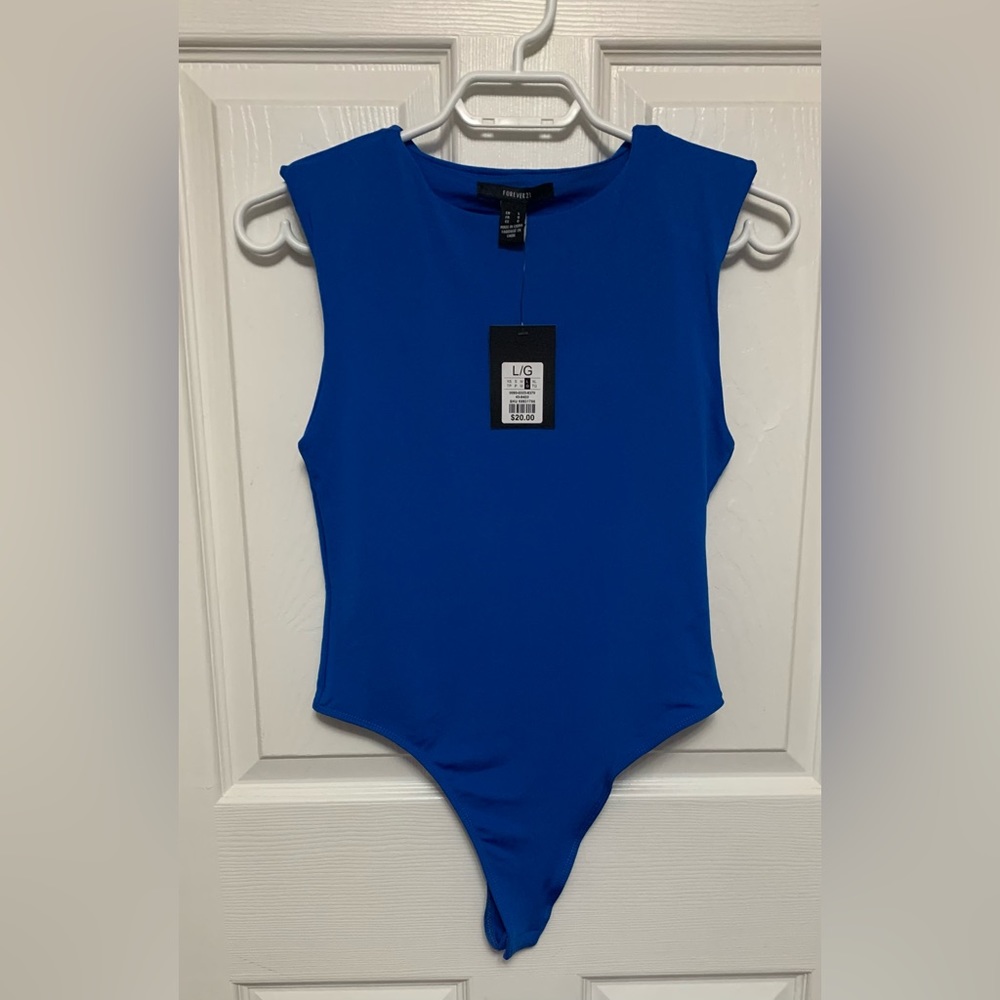 🎀3/$35 Sleeveless blue bodysuit🎀